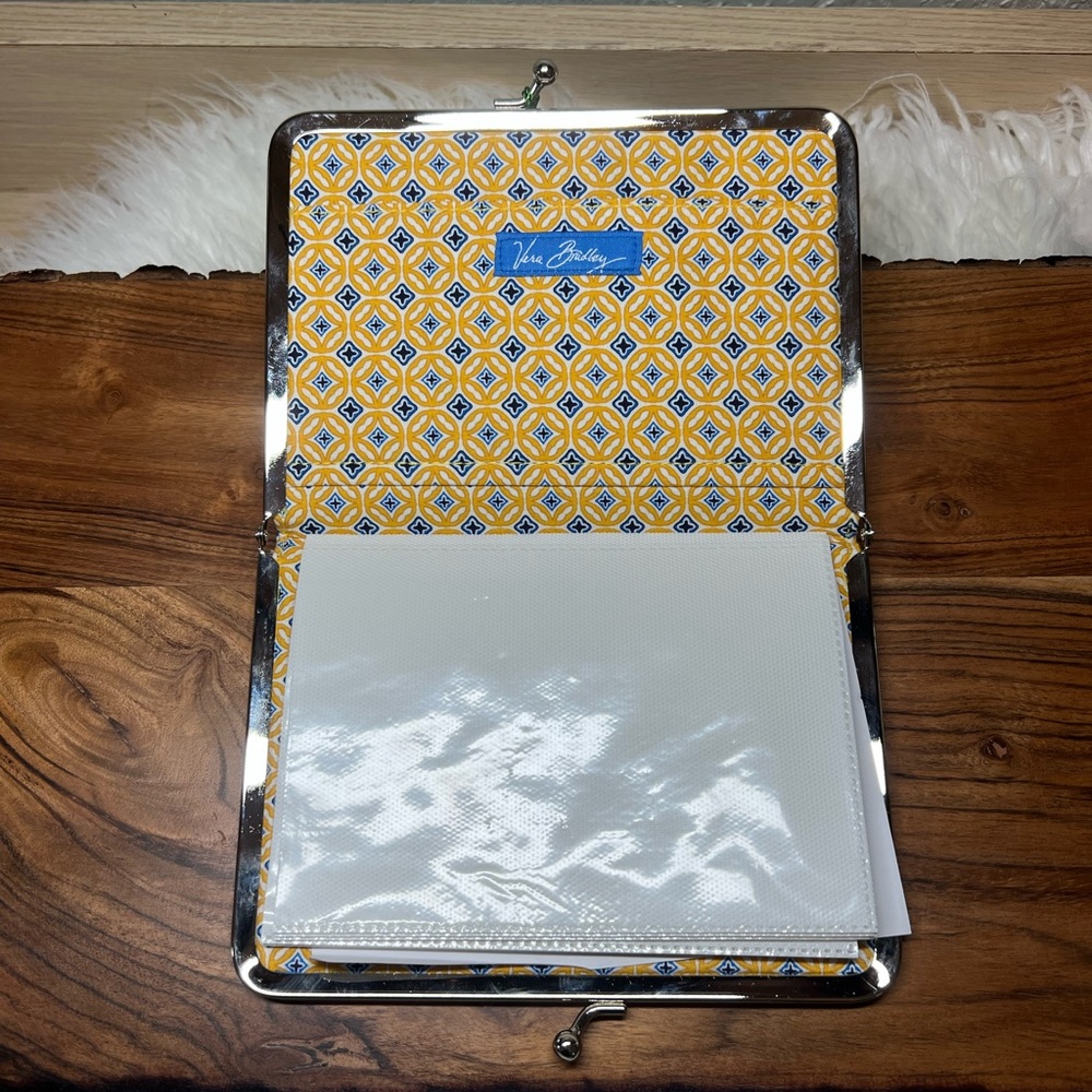 Vera Bradley Retired Riviera Blue Hugs N Kisses - Picture 5 of 17